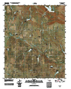 Milo Oklahoma Historical topographic map, 1:24000 scale, 7.5 X 7.5 Minute, Year 2009