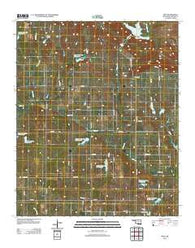 Milo Oklahoma Historical topographic map, 1:24000 scale, 7.5 X 7.5 Minute, Year 2012