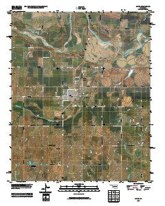 Minco Oklahoma Historical topographic map, 1:24000 scale, 7.5 X 7.5 Minute, Year 2009