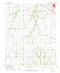 Minco NE Oklahoma Historical topographic map, 1:24000 scale, 7.5 X 7.5 Minute, Year 1966