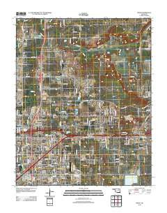 Mingo Oklahoma Historical topographic map, 1:24000 scale, 7.5 X 7.5 Minute, Year 2012