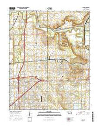 Mingo Oklahoma Current topographic map, 1:24000 scale, 7.5 X 7.5 Minute, Year 2016