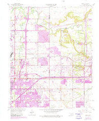 Mingo Oklahoma Historical topographic map, 1:24000 scale, 7.5 X 7.5 Minute, Year 1955