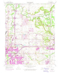 Mingo Oklahoma Historical topographic map, 1:24000 scale, 7.5 X 7.5 Minute, Year 1955