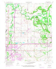 Mingo Oklahoma Historical topographic map, 1:24000 scale, 7.5 X 7.5 Minute, Year 1955