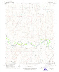 Mocane SE Oklahoma Historical topographic map, 1:24000 scale, 7.5 X 7.5 Minute, Year 1970