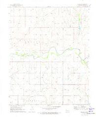 Mocane SW Oklahoma Historical topographic map, 1:24000 scale, 7.5 X 7.5 Minute, Year 1971