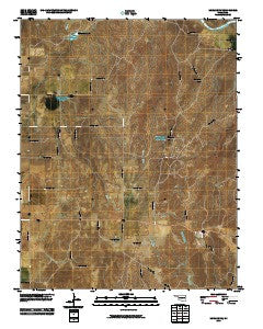 Mocane NW Oklahoma Historical topographic map, 1:24000 scale, 7.5 X 7.5 Minute, Year 2010