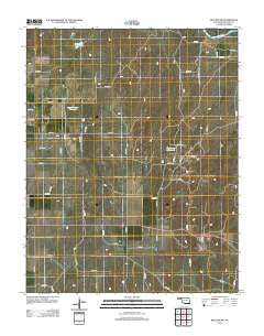 Mocane NW Oklahoma Historical topographic map, 1:24000 scale, 7.5 X 7.5 Minute, Year 2012