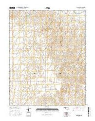 Mocane NW Oklahoma Current topographic map, 1:24000 scale, 7.5 X 7.5 Minute, Year 2016