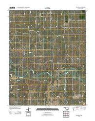 Mocane SE Oklahoma Historical topographic map, 1:24000 scale, 7.5 X 7.5 Minute, Year 2012