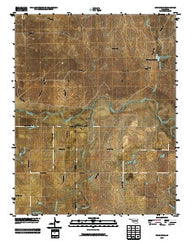 Mocane SW Oklahoma Historical topographic map, 1:24000 scale, 7.5 X 7.5 Minute, Year 2010