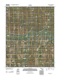 Mocane SW Oklahoma Historical topographic map, 1:24000 scale, 7.5 X 7.5 Minute, Year 2012