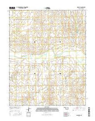 Mocane SW Oklahoma Current topographic map, 1:24000 scale, 7.5 X 7.5 Minute, Year 2016