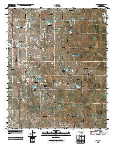 Moore Oklahoma Historical topographic map, 1:24000 scale, 7.5 X 7.5 Minute, Year 2009