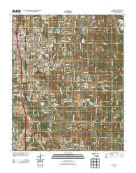 Moore Oklahoma Historical topographic map, 1:24000 scale, 7.5 X 7.5 Minute, Year 2012