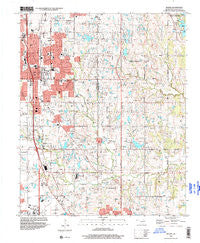 Moore Oklahoma Historical topographic map, 1:24000 scale, 7.5 X 7.5 Minute, Year 1995