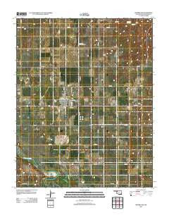 Mooreland Oklahoma Historical topographic map, 1:24000 scale, 7.5 X 7.5 Minute, Year 2012