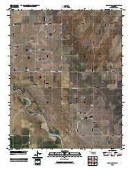 Mooreland SE Oklahoma Historical topographic map, 1:24000 scale, 7.5 X 7.5 Minute, Year 2010