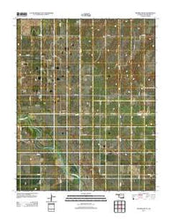 Mooreland SE Oklahoma Historical topographic map, 1:24000 scale, 7.5 X 7.5 Minute, Year 2012