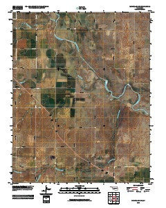 Mooreland SW Oklahoma Historical topographic map, 1:24000 scale, 7.5 X 7.5 Minute, Year 2010