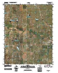 Morrison Oklahoma Historical topographic map, 1:24000 scale, 7.5 X 7.5 Minute, Year 2009