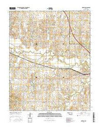 Morrison Oklahoma Current topographic map, 1:24000 scale, 7.5 X 7.5 Minute, Year 2016