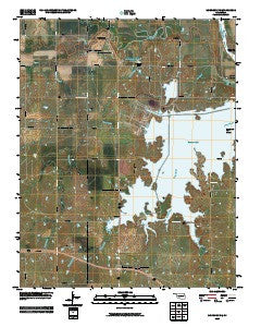 Morrison NE Oklahoma Historical topographic map, 1:24000 scale, 7.5 X 7.5 Minute, Year 2009