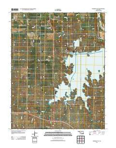 Morrison NE Oklahoma Historical topographic map, 1:24000 scale, 7.5 X 7.5 Minute, Year 2012