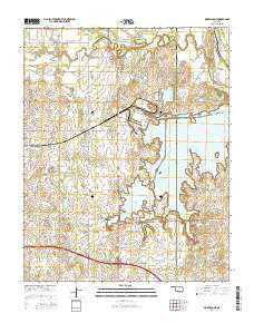 Morrison NE Oklahoma Current topographic map, 1:24000 scale, 7.5 X 7.5 Minute, Year 2016