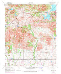Mount Scott Oklahoma Historical topographic map, 1:24000 scale, 7.5 X 7.5 Minute, Year 1956