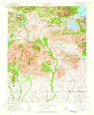 Mount Scott Oklahoma Historical topographic map, 1:24000 scale, 7.5 X 7.5 Minute, Year 1956