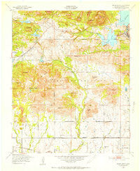 Mount Scott Oklahoma Historical topographic map, 1:24000 scale, 7.5 X 7.5 Minute, Year 1949