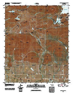 Mount Scott Oklahoma Historical topographic map, 1:24000 scale, 7.5 X 7.5 Minute, Year 2010