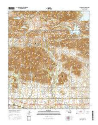 Mount Scott Oklahoma Current topographic map, 1:24000 scale, 7.5 X 7.5 Minute, Year 2016