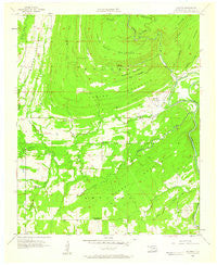 Moyers Oklahoma Historical topographic map, 1:24000 scale, 7.5 X 7.5 Minute, Year 1957