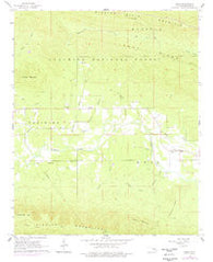 Muse Oklahoma Historical topographic map, 1:24000 scale, 7.5 X 7.5 Minute, Year 1966
