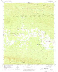 Muse Oklahoma Historical topographic map, 1:24000 scale, 7.5 X 7.5 Minute, Year 1966