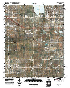 Mustang Oklahoma Historical topographic map, 1:24000 scale, 7.5 X 7.5 Minute, Year 2009