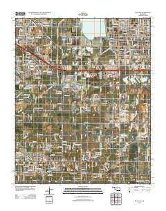Mustang Oklahoma Historical topographic map, 1:24000 scale, 7.5 X 7.5 Minute, Year 2012
