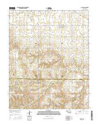 Mutual Oklahoma Current topographic map, 1:24000 scale, 7.5 X 7.5 Minute, Year 2016