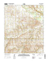 Mutual NE Oklahoma Current topographic map, 1:24000 scale, 7.5 X 7.5 Minute, Year 2016