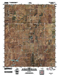 Mutual SW Oklahoma Historical topographic map, 1:24000 scale, 7.5 X 7.5 Minute, Year 2010