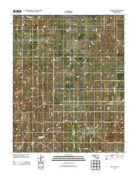 Mutual SW Oklahoma Historical topographic map, 1:24000 scale, 7.5 X 7.5 Minute, Year 2012