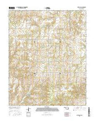 Mutual SW Oklahoma Current topographic map, 1:24000 scale, 7.5 X 7.5 Minute, Year 2016