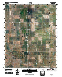 Nardin Oklahoma Historical topographic map, 1:24000 scale, 7.5 X 7.5 Minute, Year 2010