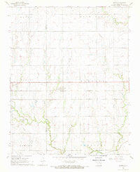 Nardin Oklahoma Historical topographic map, 1:24000 scale, 7.5 X 7.5 Minute, Year 1968