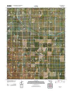 Nash Oklahoma Historical topographic map, 1:24000 scale, 7.5 X 7.5 Minute, Year 2012