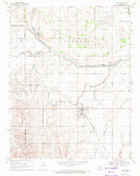 Nash Oklahoma Historical topographic map, 1:24000 scale, 7.5 X 7.5 Minute, Year 1969