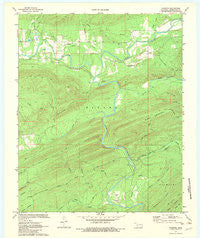 Nashoba Oklahoma Historical topographic map, 1:24000 scale, 7.5 X 7.5 Minute, Year 1972